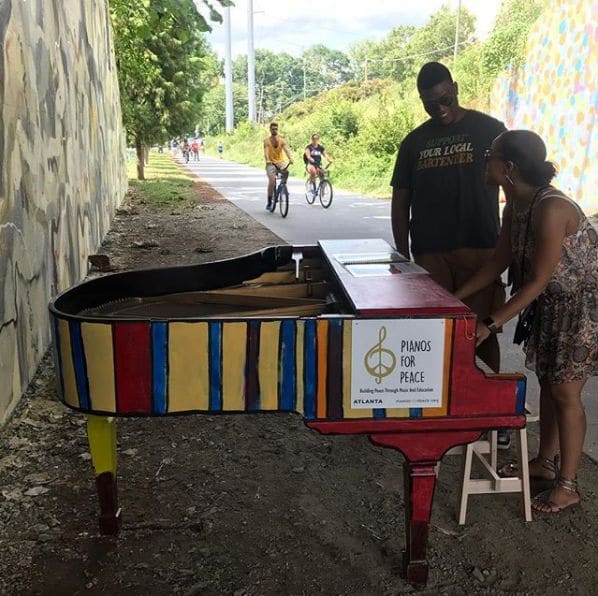 Photo of Atlanta BeltLine Corridor under Virginia Ave at Mediterranean Grill, Atlanta BeltLine Eastside Trail, Old Fourth Ward, Atlanta, Fulton County, Georgia, 30308, United…