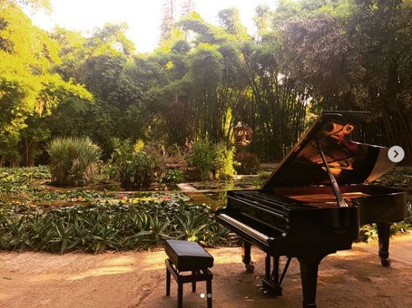 Public piano in Palermo, Sicily, Italy