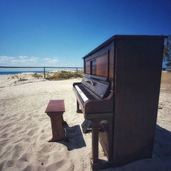 Public piano in Gold Coast, Queensland, Australia