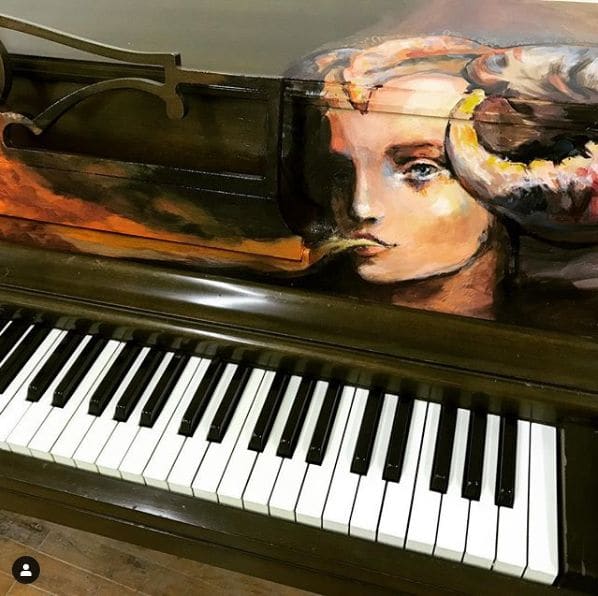 Photo of Pianos For Peace at Giant Peach, Peachtree Street, Brookwood, Atlanta, Fulton County, Georgia, 30363, United States