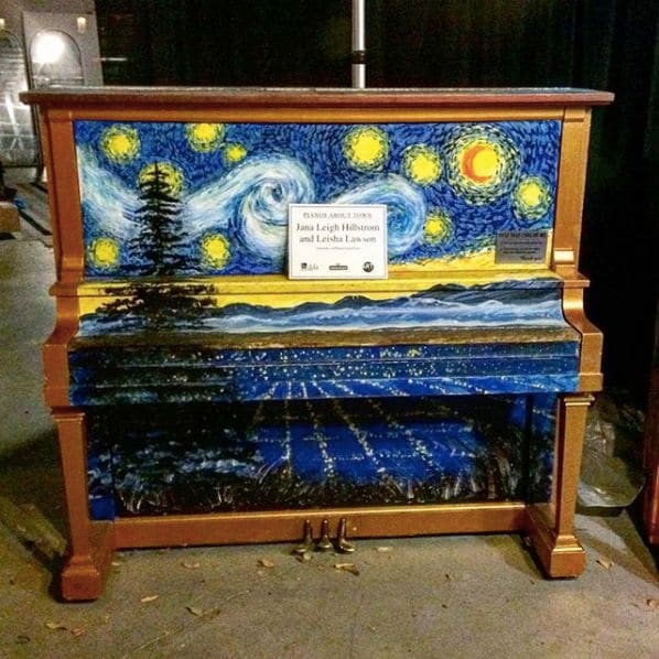 Public piano in Fort Collins, Colorado, United States