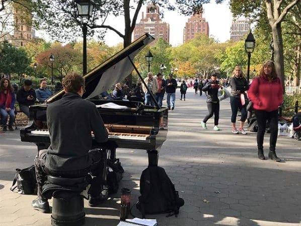 Photo of Washington Square Park at Washington Square Fountain, Washington Square South, Washington Square Village, Manhattan Community Board 2, Manhattan, New York County, New…
