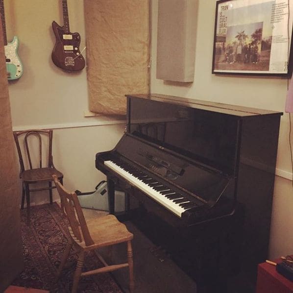 Public piano in Bristol, England, United Kingdom