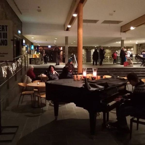 Public piano in Troms og Finnmark, Norway
