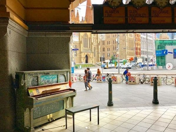 Photo of Flinders Street, Melbourne at Stop 4: Flinders Street Station, Elizabeth Street, Flinders Street, Melbourne, Southbank, Melbourne, City of Melbourne, Victoria, 3000,…