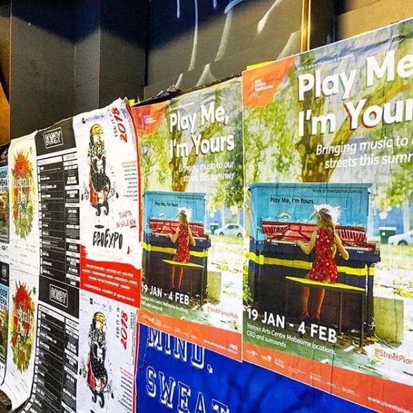 Photo of Bourke Street, Melbourne at Melbourne Visitor Booth, Bourke Street Mall, Melbourne, Southbank, Melbourne, City of Melbourne, Victoria, 3000, Australia