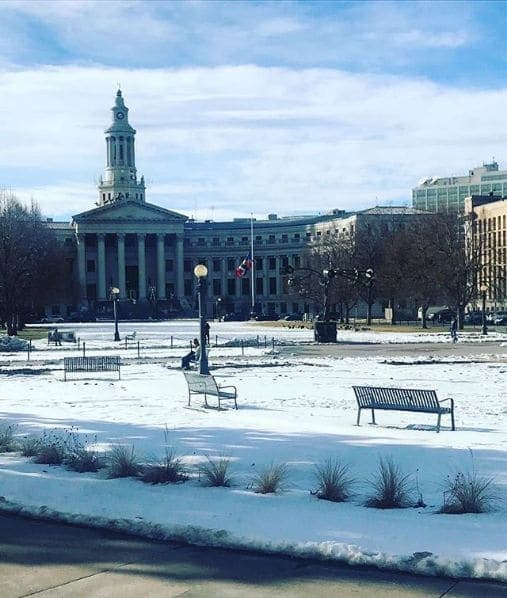 Photo of Denver's Civic Center Park at Greek Theater, Greek Theater Plaza, Golden Triangle, Denver, Denver County, Colorado, United States