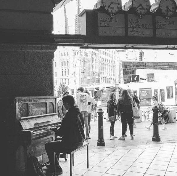 Photo of Flinder Street Station at Platform 5, Swanston Street, Melbourne, Southbank, Melbourne, City of Melbourne, Victoria, 3000, Australia