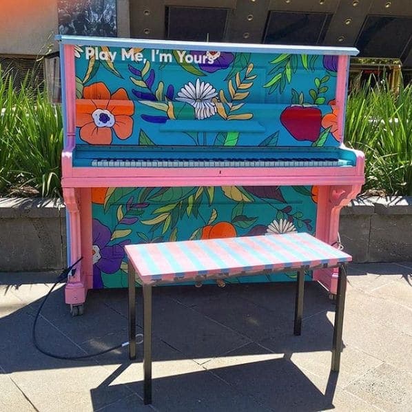 Photo of Arts Centre Melbourne at The Arts Centre Theatres, Sturt Street, Southbank, Melbourne, City of Melbourne, Victoria, 3006, Australia. Free pianos are all around the CBD…