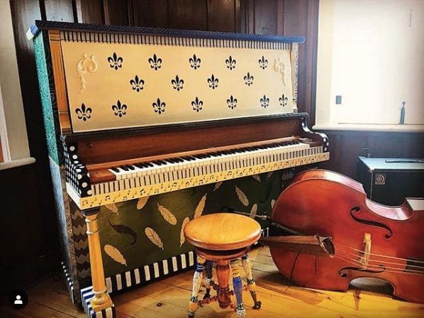 Public piano in Vaudreuil-Soulanges, Quebec, Canada