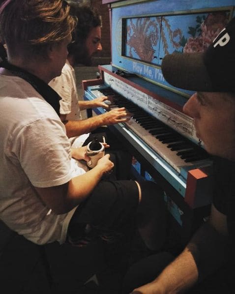 Public piano in Melbourne, Victoria, Australia