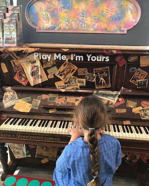 Public piano in Melbourne, Victoria, Australia