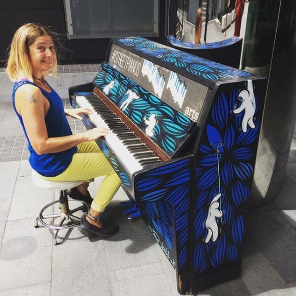 Public piano in Perth, Western Australia, Australia