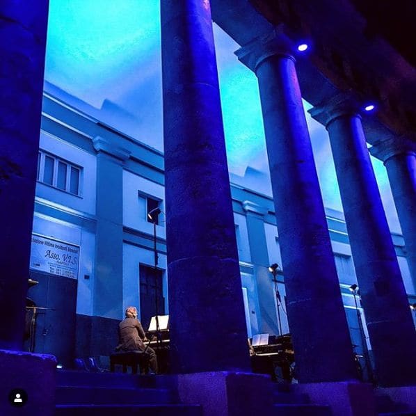 Public piano in Naples, Campania, Italy