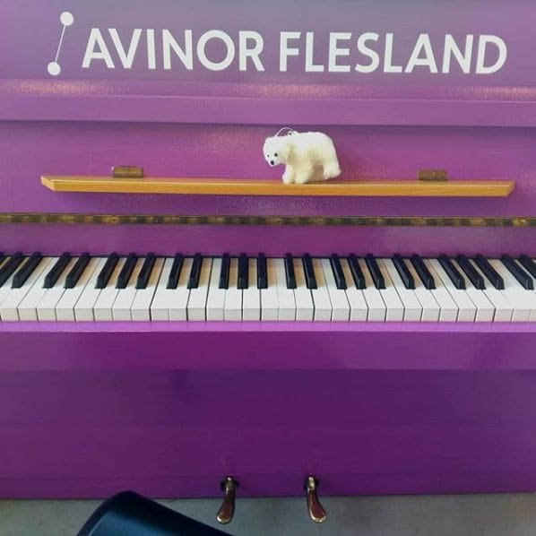 Public piano in Bergen, Norway