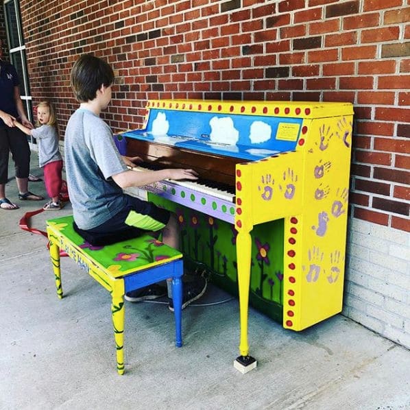 Public piano in Sandy Springs, Georgia, United States