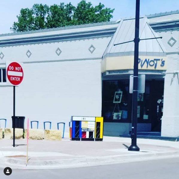Public piano in Des Moines, Iowa, United States