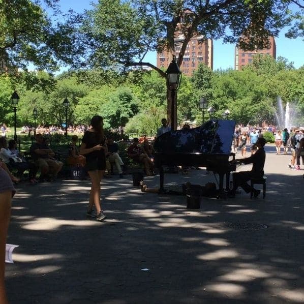 Photo of Washington Square Park at Washington Square Fountain, Washington Square South, Washington Square Village, Manhattan Community Board 2, Manhattan, New York County, New…