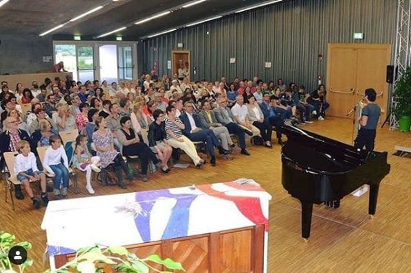 Public piano in Canton Grevenmacher, Luxembourg