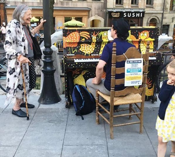 Public piano in Geneva, Geneva, Switzerland