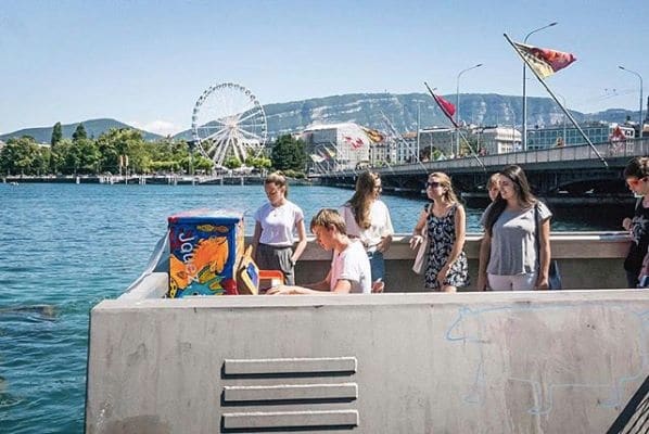 Public piano in Geneva, Geneva, Switzerland