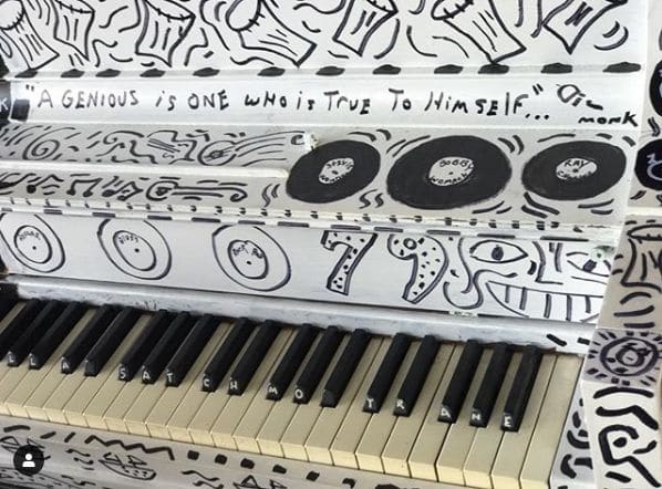 Photo of Pianos For Peace at Giant Peach, Peachtree Street, Brookwood, Atlanta, Fulton County, Georgia, 30363, United States