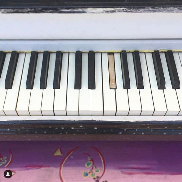 Public piano in Grand Junction, Colorado, United States