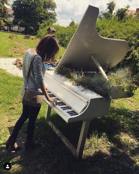 Public piano in Požega-Slavonia County, Croatia