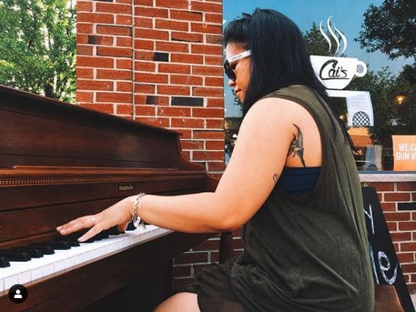Public piano in Middlesex County, New Jersey, United States
