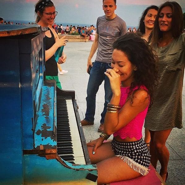 Public piano in Urban agglomeration of Montreal, Quebec, Canada