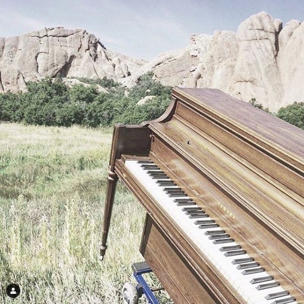 Public piano in Jefferson County, Colorado, United States