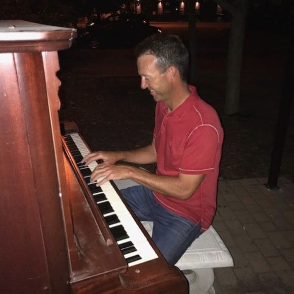 Public piano in Ottawa, Ontario, Canada