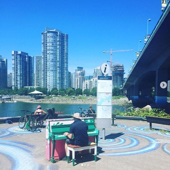 Photo of False Creek Seawall at Husain Rahim Plaza, Fairview, Vancouver, District of North Vancouver, Metro Vancouver Regional District, British Columbia, Canada