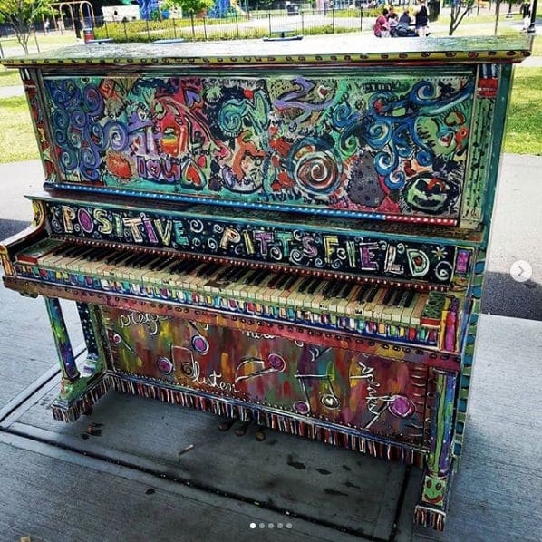 Public piano in Berkshire County, Massachusetts, United States