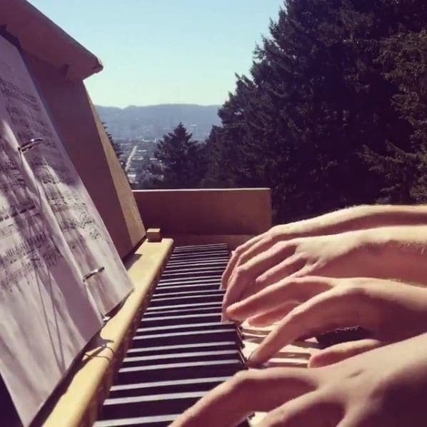 Photo of Mt. Tabor at Southeast Harvey Scott Circle, Mount Tabor, Portland, Multnomah County, Oregon, United States. Schubert with a view! Thanks for all the awesome outdoor…