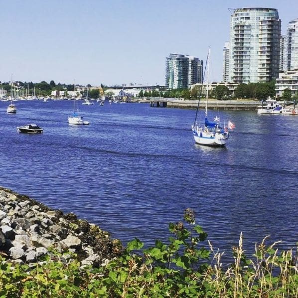 Photo of False Creek Seawall at Husain Rahim Plaza, Fairview, Vancouver, District of North Vancouver, Metro Vancouver Regional District, British Columbia, Canada