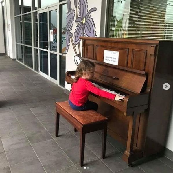 Public piano in Tuart Hill, Western Australia, Australia