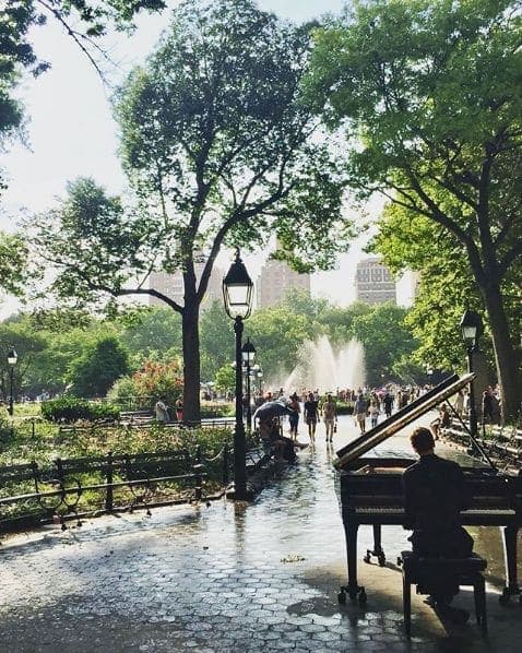 Photo of Washington Square Park at Museum of African Art, Mercer Street, SoHo, Manhattan, New York County, New York, 10012, United States