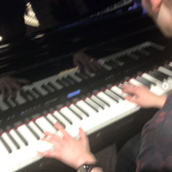 Public piano in Cambridge, England, United Kingdom