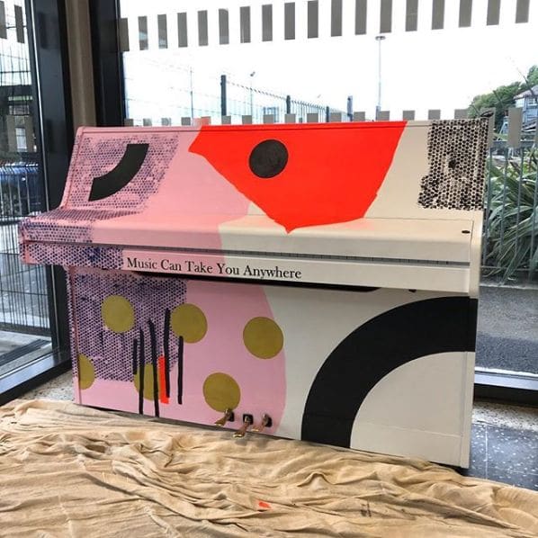 Public piano in Waterford, Ireland