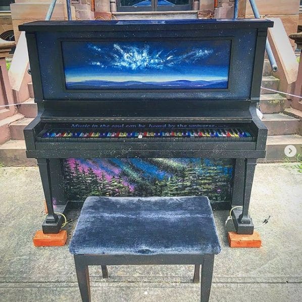 Public piano in Berkshire County, Massachusetts, United States