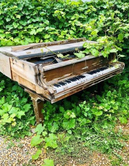 Public piano in Le Sueur County, Minnesota, United States