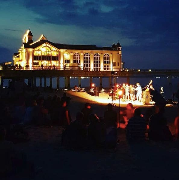 Public piano in Vorpommern-Rügen, Mecklenburg-Vorpommern, Germany