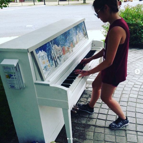 Public piano in Berkshire County, Massachusetts, United States