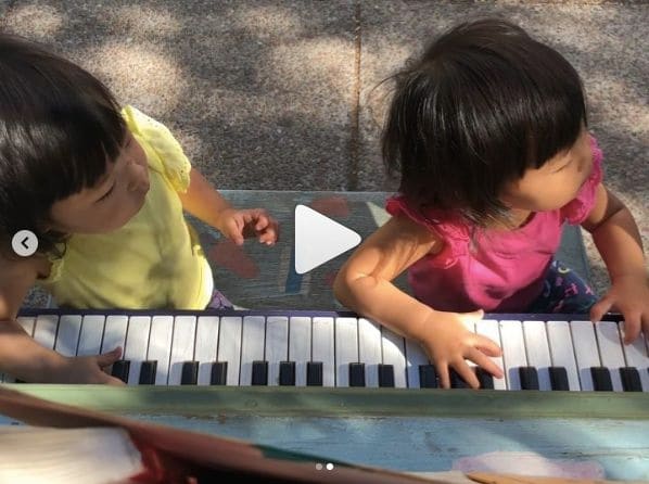 Public piano in Yolo County, California, United States