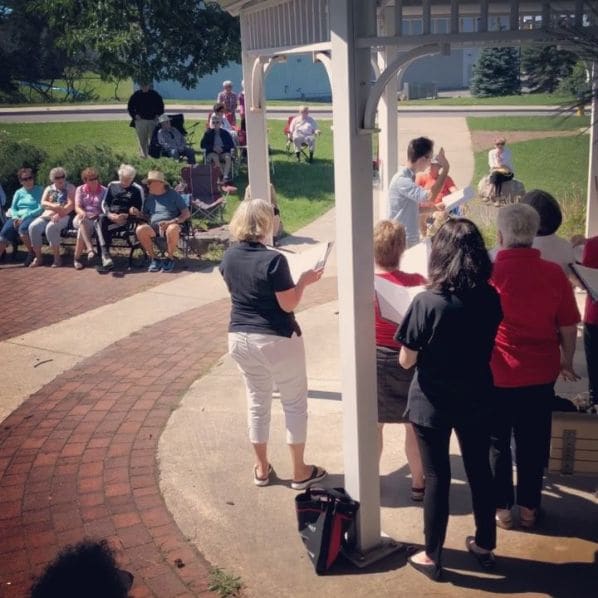 Public piano in Ottawa, Ontario, Canada