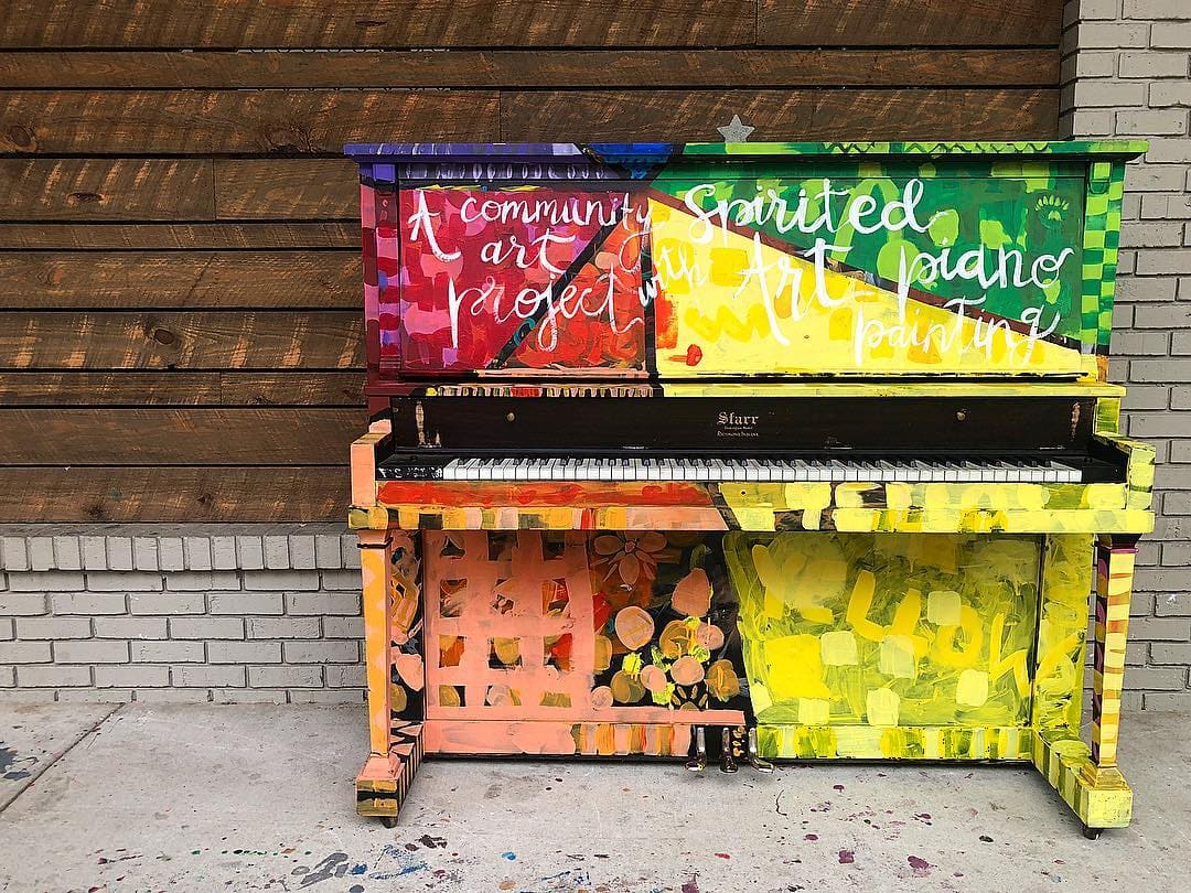 Public piano in Huntsville, Alabama, United States
