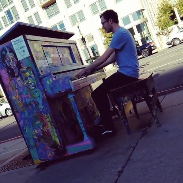 Photo of Salt Lake City, Utah at 275, 900 South, Central City / Liberty-Wells, Salt Lake City, Salt Lake County, Utah, 84111, United States. Another people's piano, this time…