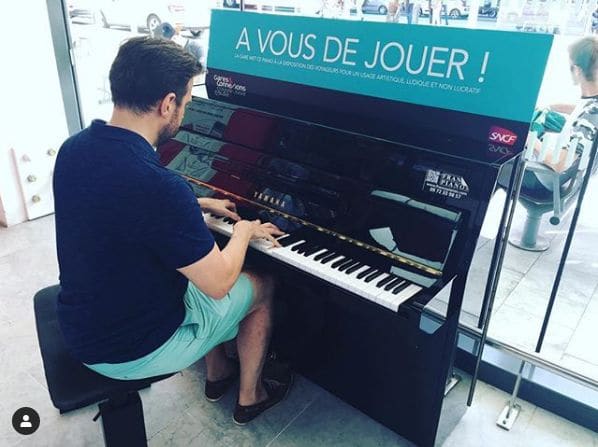 Public piano in Maritime Alps, Provence-Alpes-Côte d'Azur, France