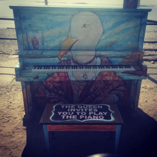 Public piano in Capital Regional District, British Columbia, Canada